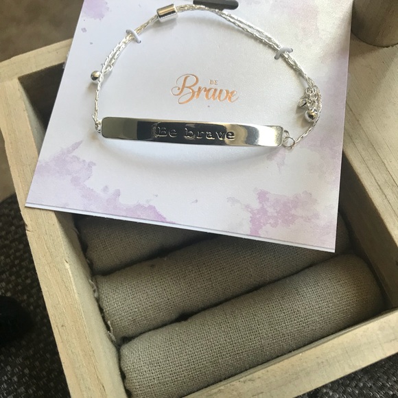 Jewelry - 🛍 Be Brave bracelet.  NEW.